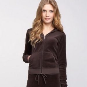 Juicy Couture Velour Chestnut Jacket XL
